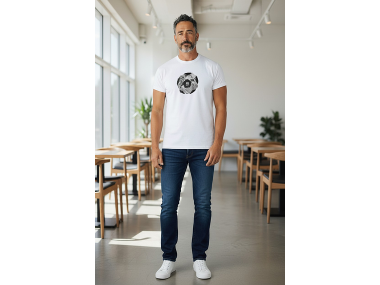 Polera Penalty Pelota Blanco 4