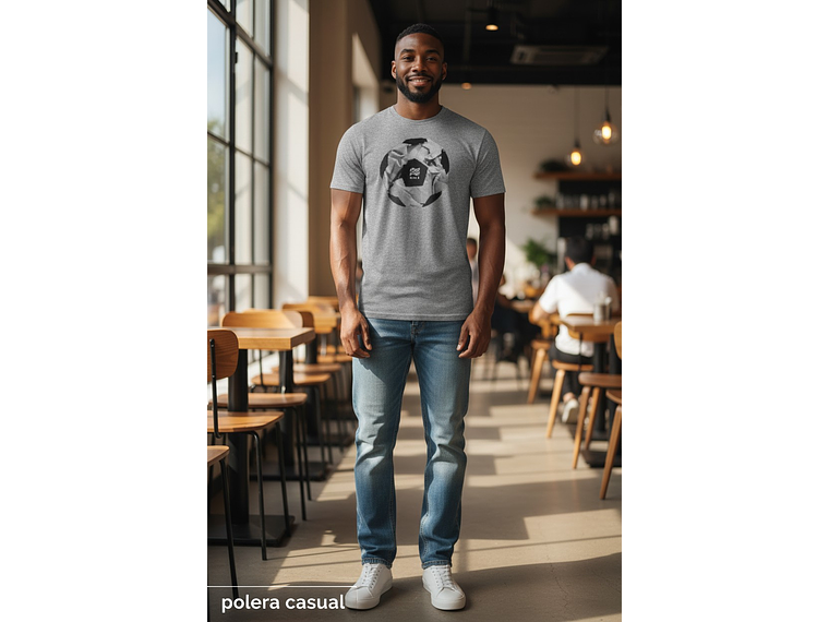 Polera Penalty Pelota Gris 2