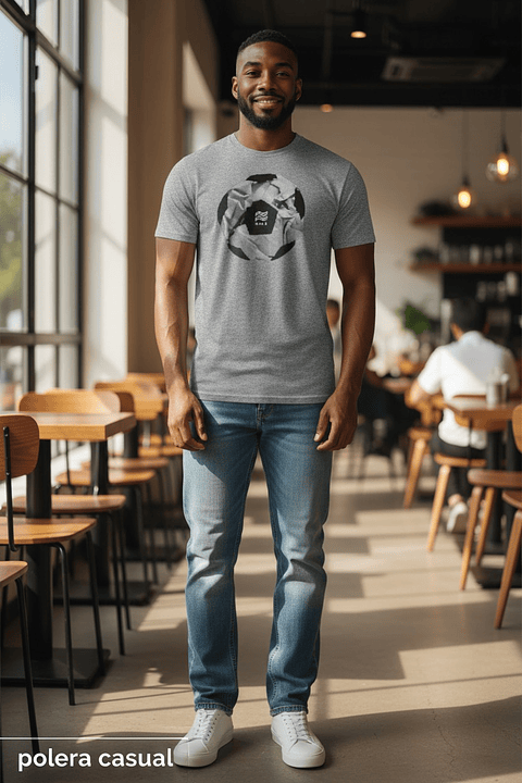 Polera Penalty Pelota Gris