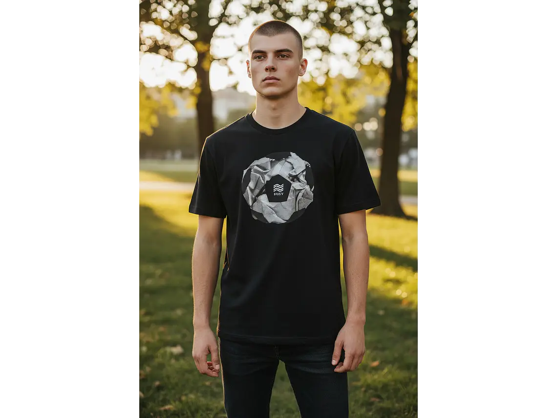 Polera Penalty Pelota Negro 4