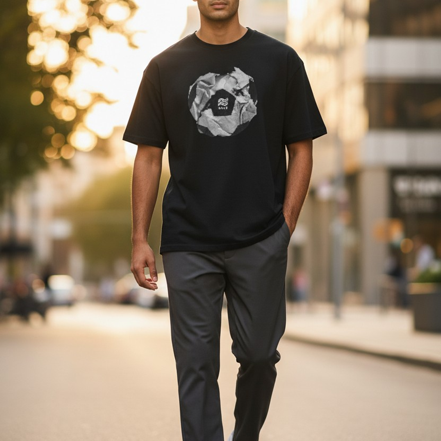 Polera Penalty Pelota Negro 3