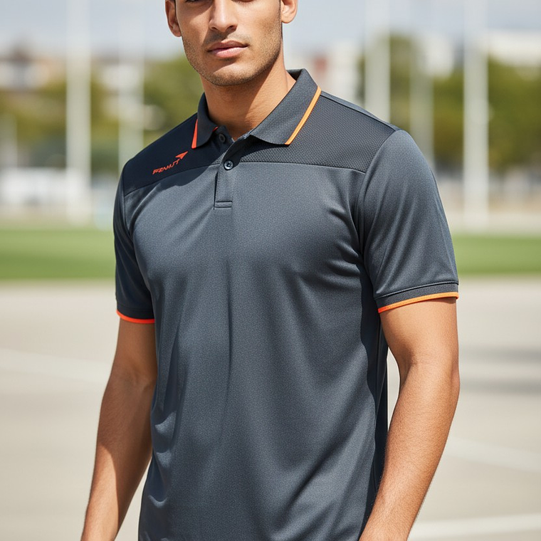 Polera Penalty Polo Br70 UV Plomo 3