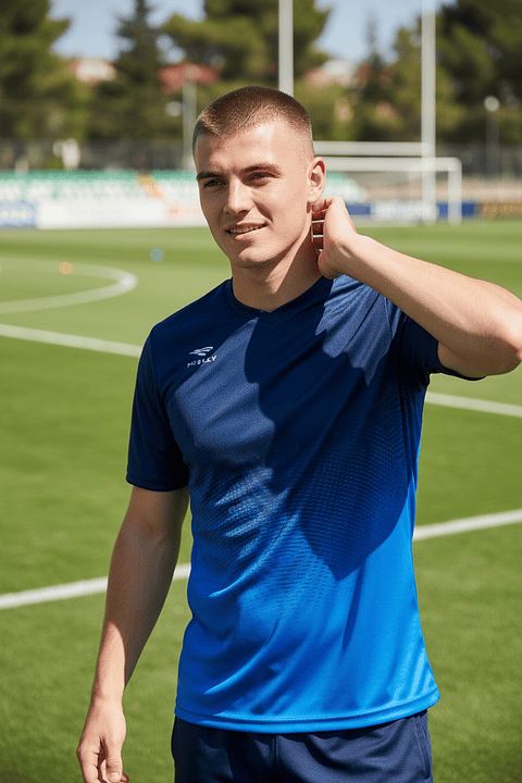 Polera Penalty Prisma Azul Oscuro Azul