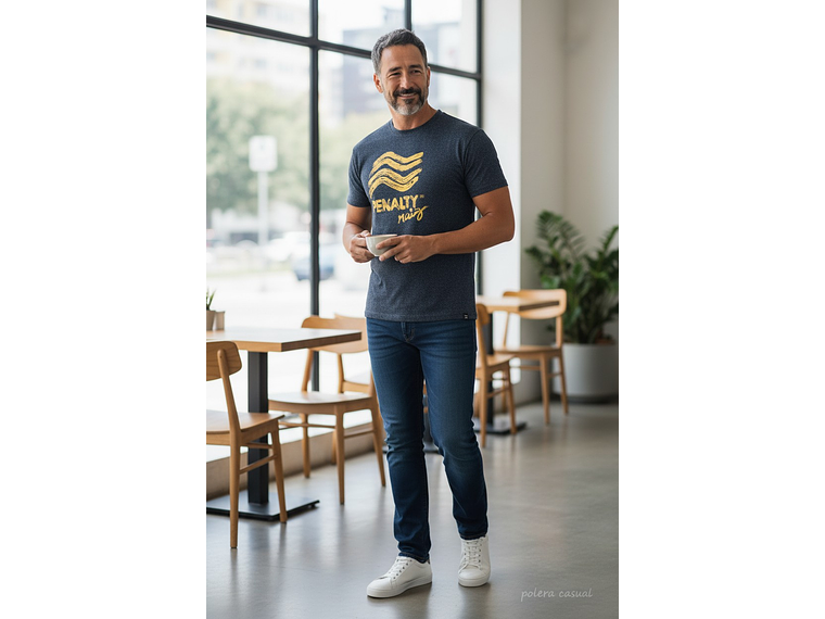 Camiseta Penalty Raiz Brush Azul 2