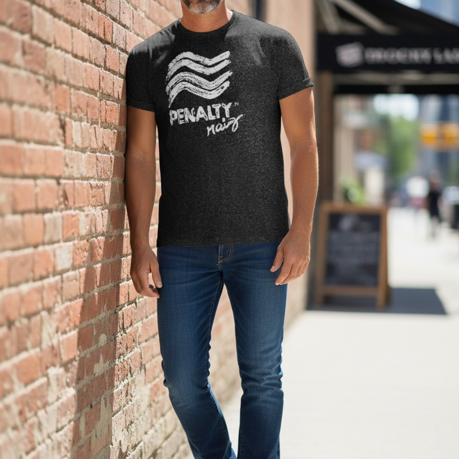 Polera Penalty Raiz Brush Negro 3
