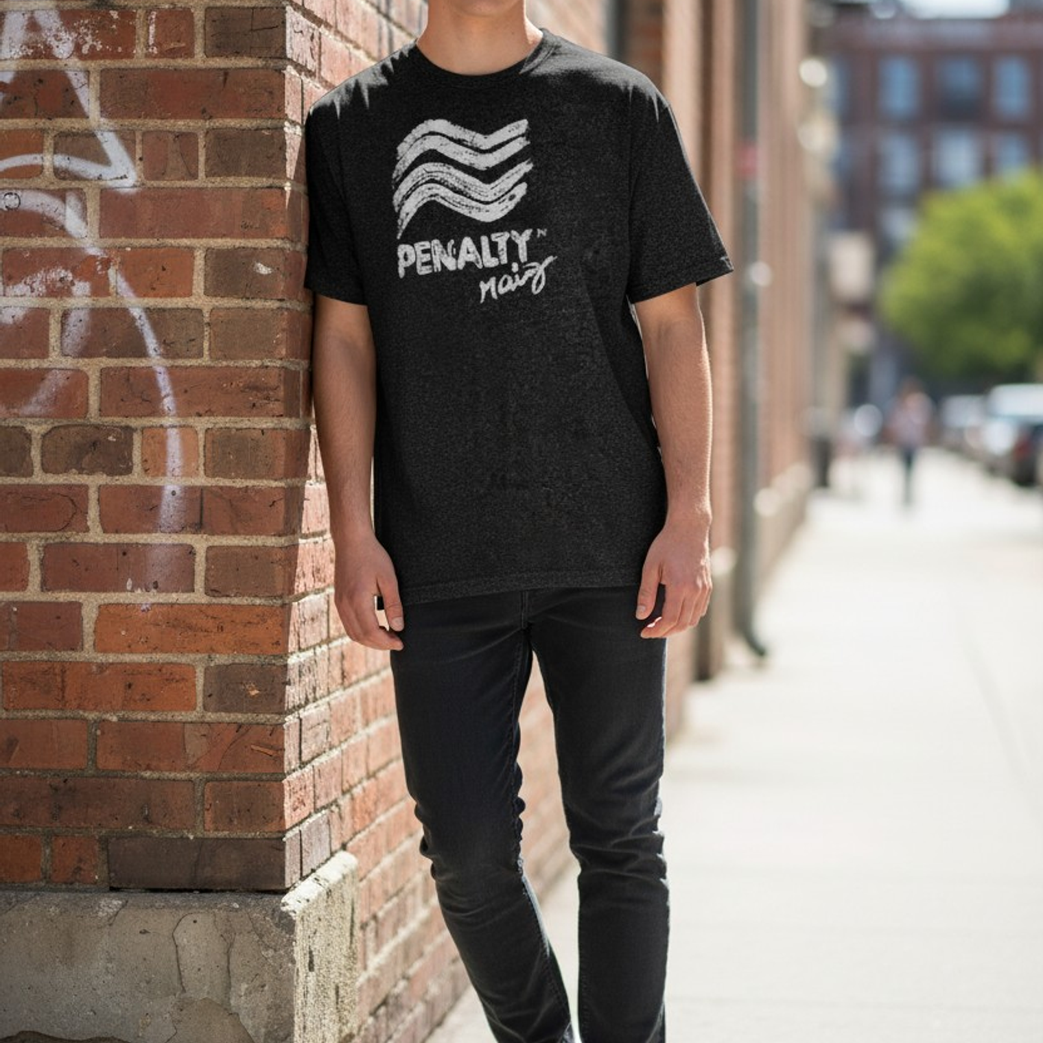 Polera Penalty Raiz Brush Negro 5