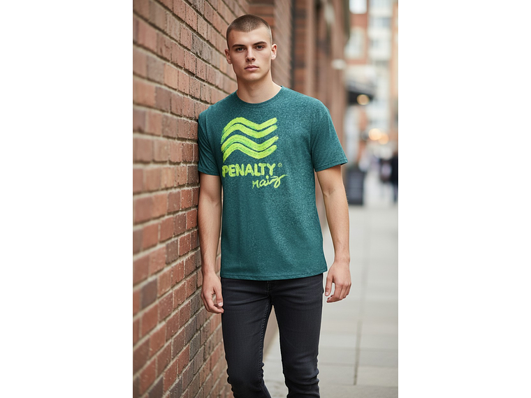 Polera Penalty Raiz Brush Petroleo 4