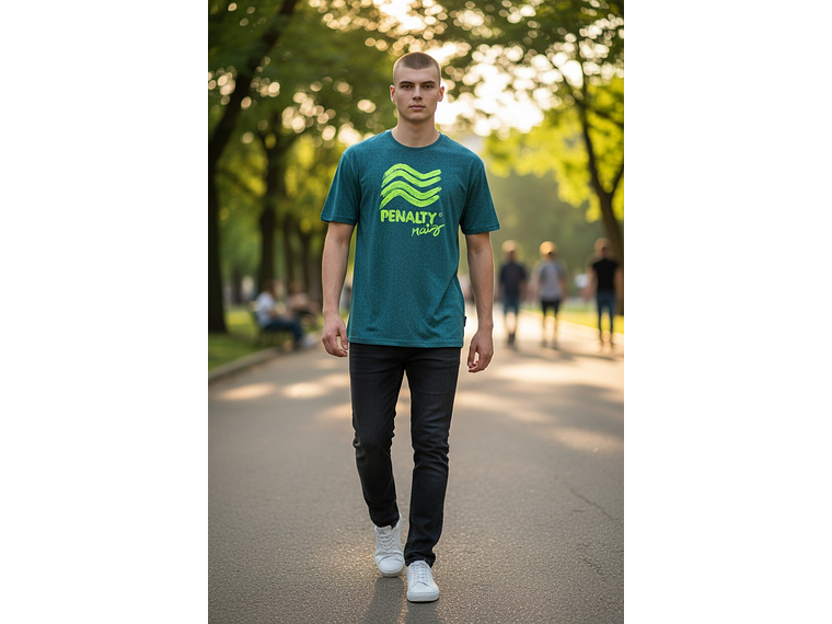 Polera Penalty Raiz Brush Petroleo 5