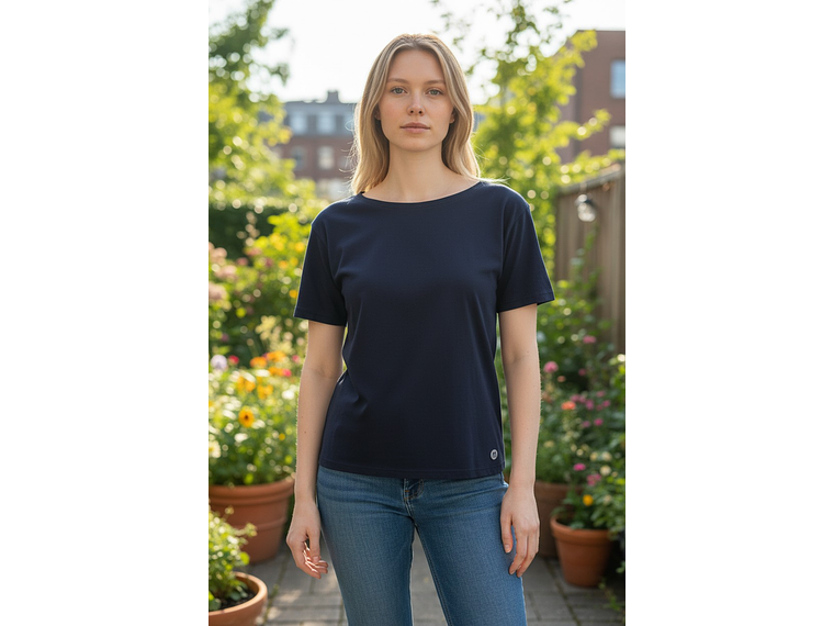 Polera Penalty Raiz Mujer Azul Oscuro 2