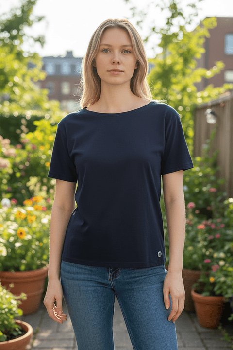 Polera Penalty Raiz Mujer Azul Oscuro