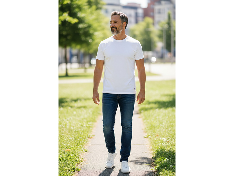 Polera Penalty Raiz Juvenil Blanco 3