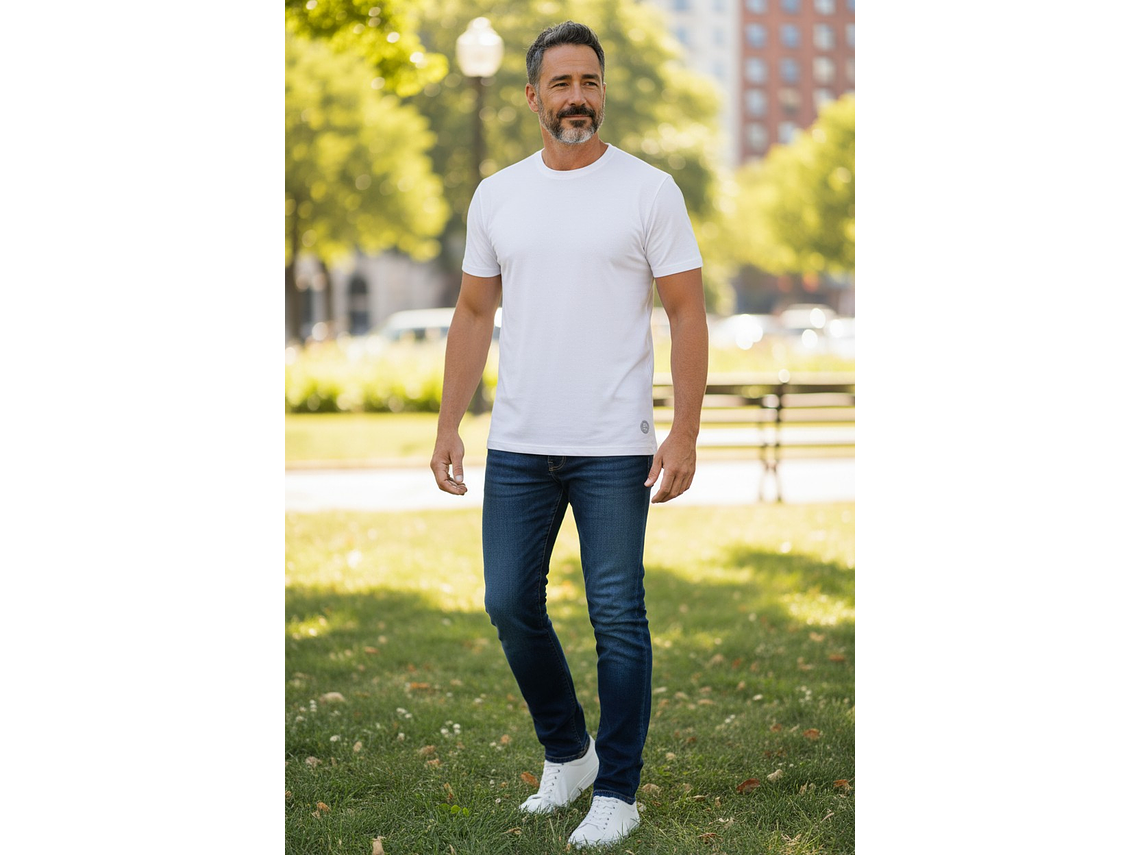 Polera Penalty Raiz Juvenil Blanco 4