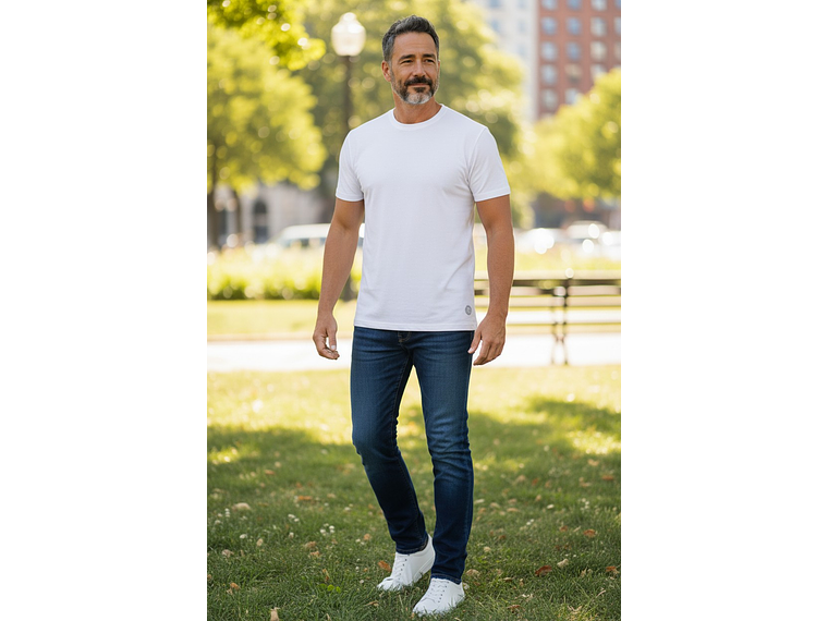 Polera Penalty Raiz Juvenil Blanco 4