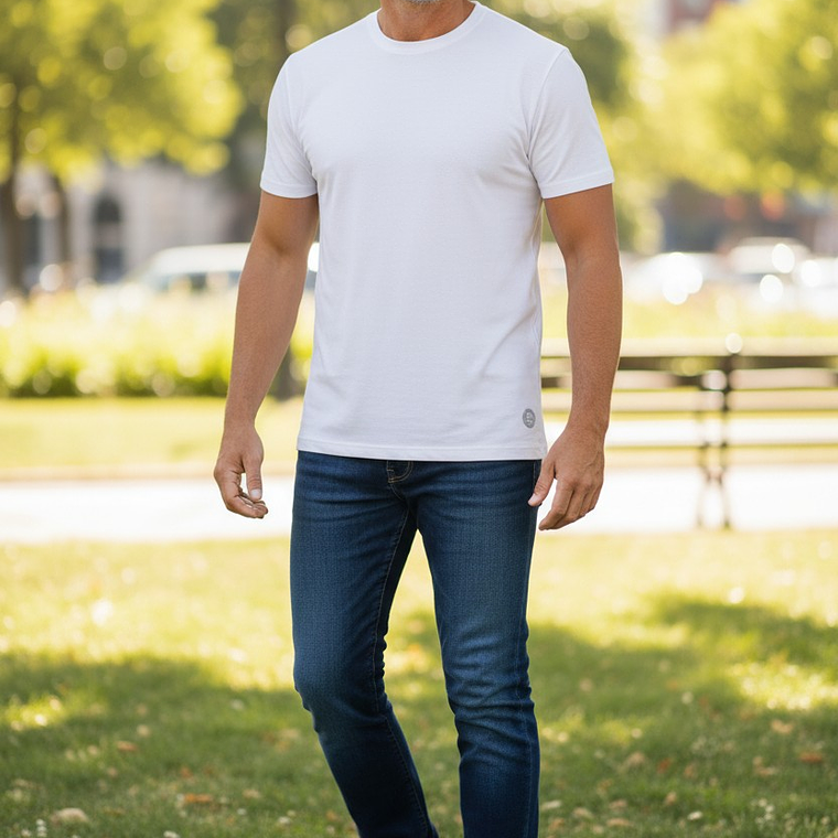 Polera Penalty Raiz Juvenil Blanco 4