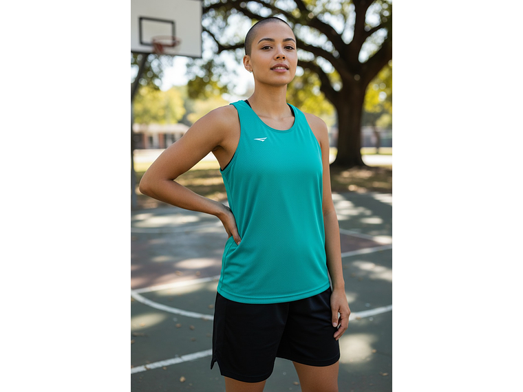 Polera Sin Manga Penalty 284 Femenina Turquesa 6