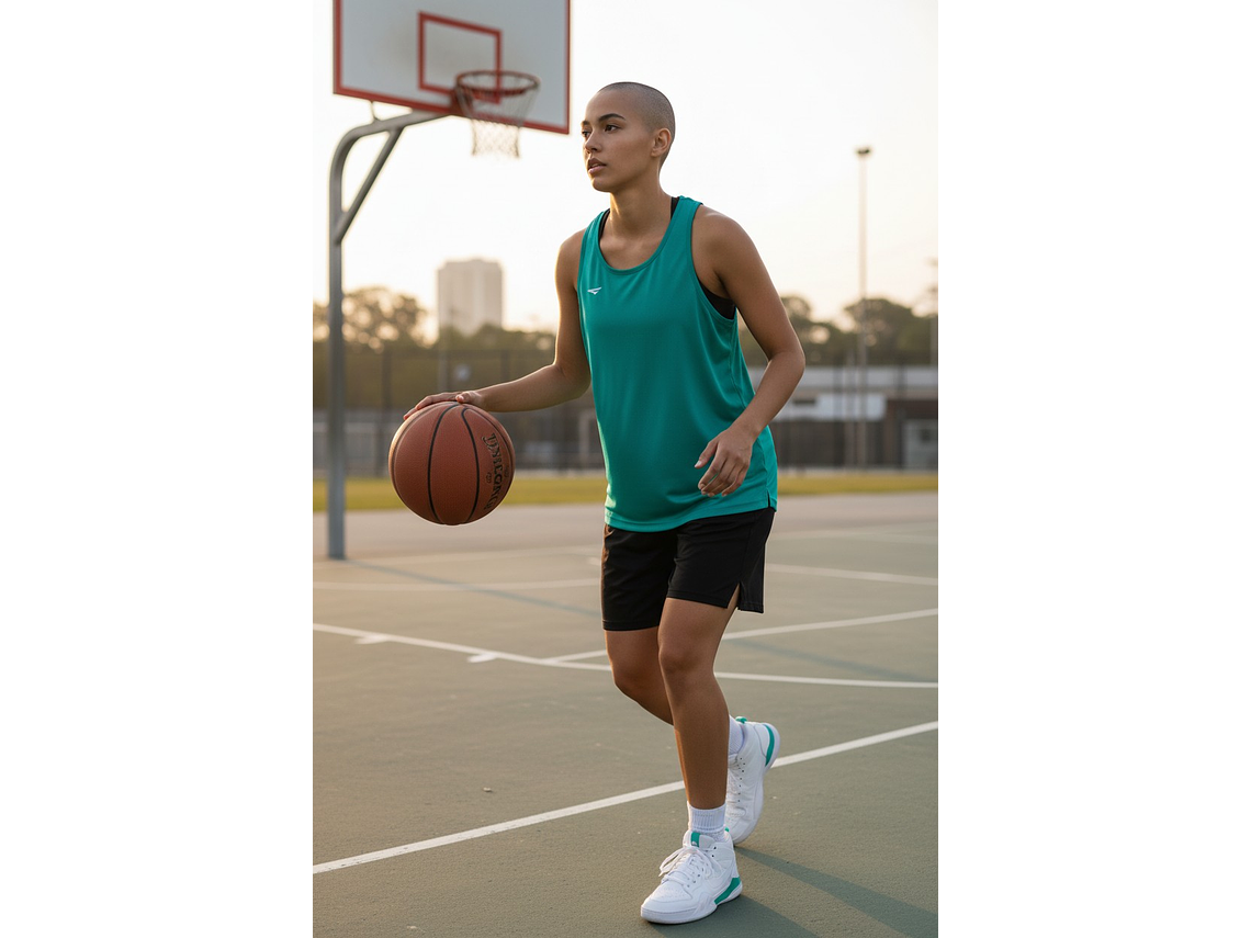 Polera Sin Manga Penalty 284 Femenina Turquesa 7