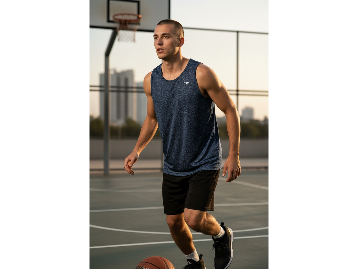 Polera Sin Manga Penalty Duo Azul 4