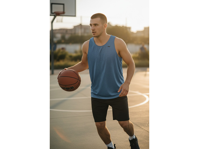 Polera Sin Manga Penalty Duo Gris 2