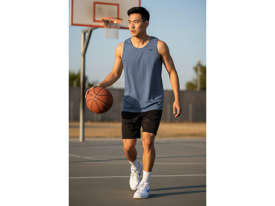 Polera Sin Manga Penalty Duo Gris 6