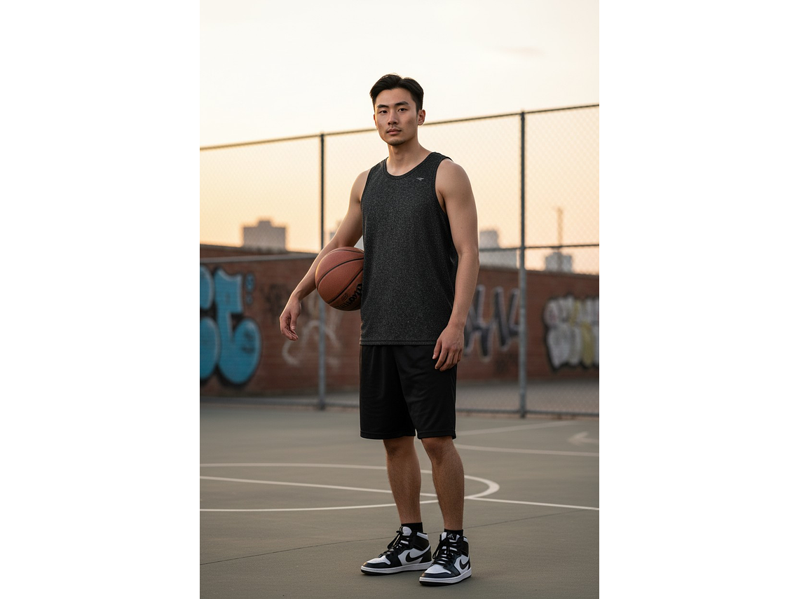 Polera Sin Manga Penalty Duo Negro 2