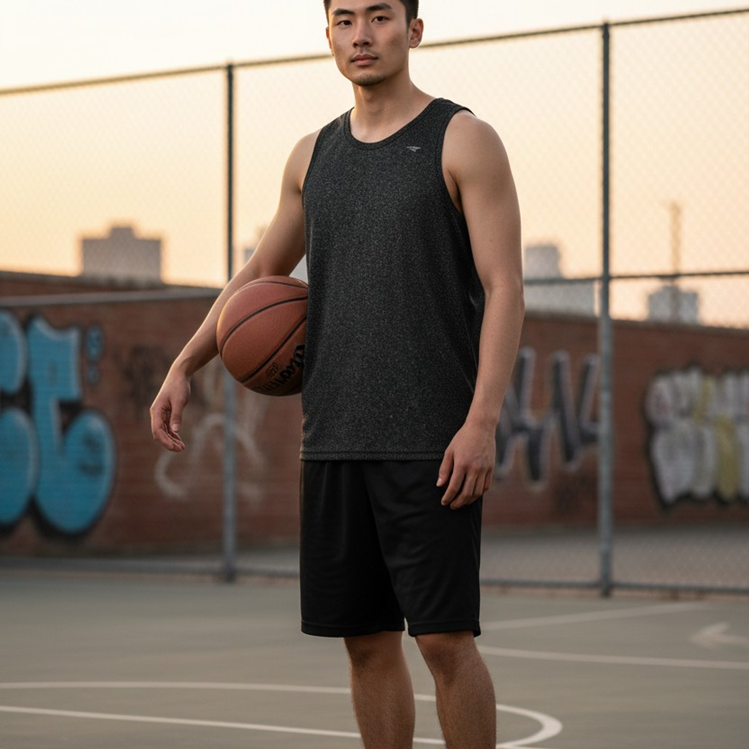 Polera Sin Manga Penalty Duo Negro 2