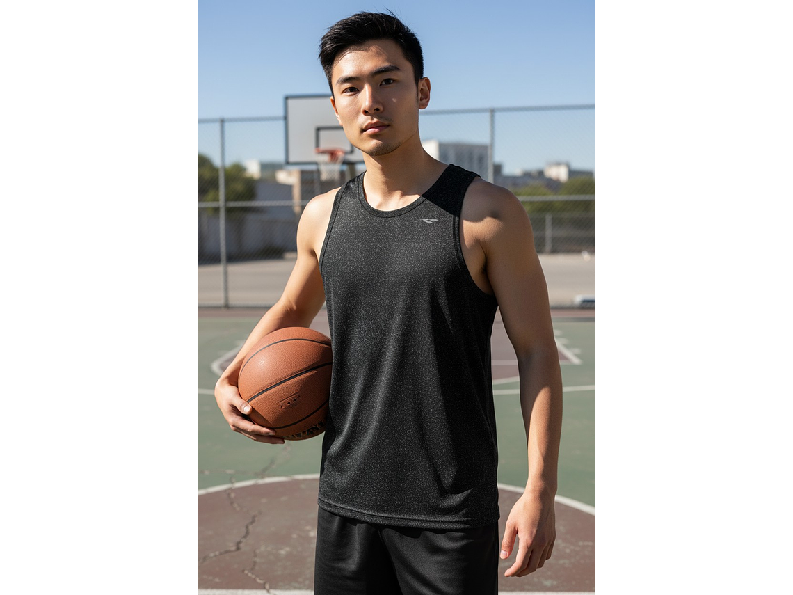 Polera Sin Manga Penalty Duo Negro 4