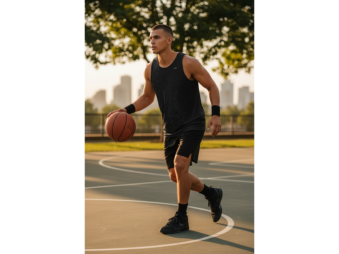 Polera Sin Manga Penalty Duo Negro 5