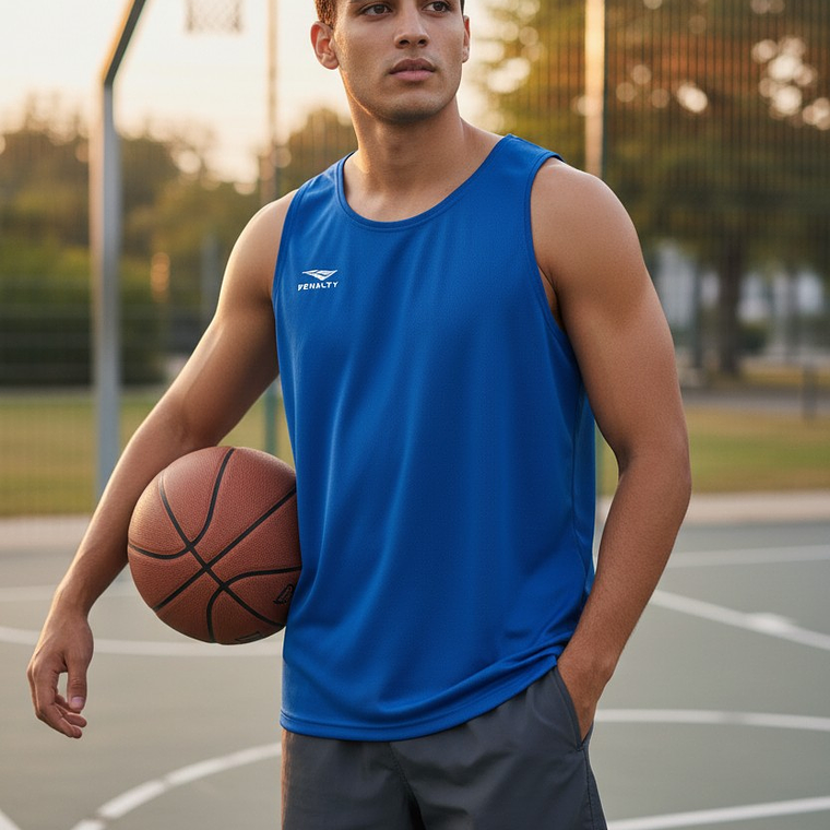 Polera Sin Manga Penalty X Azul Rey 5