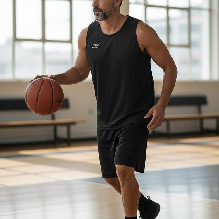 Polera Sin Manga Penalty X Negro 4