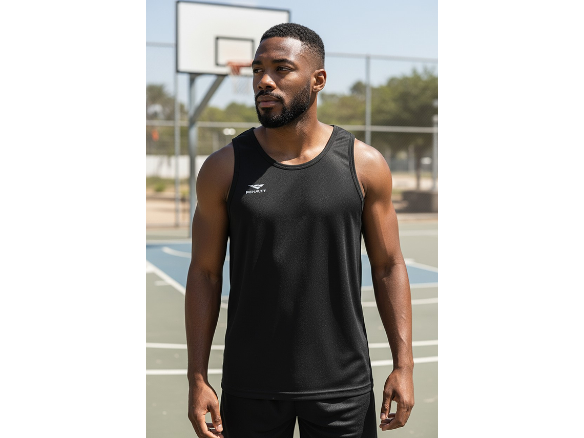 Polera Sin Manga Penalty X Negro 5