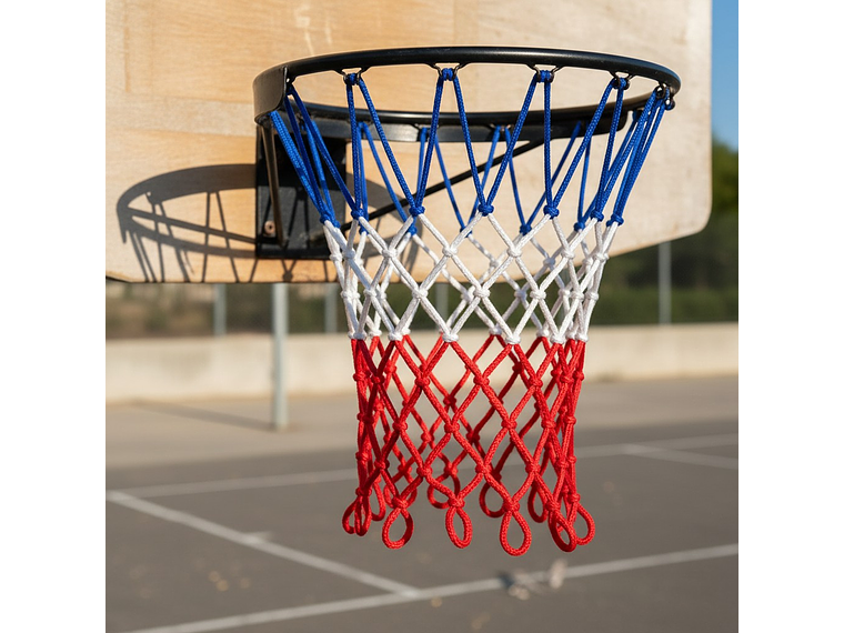 Red De Basquetbol Muuk Tricolor 3Mm Par 11