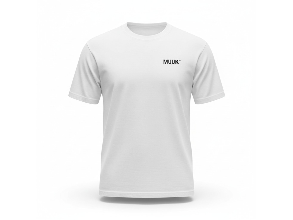 Polera Muuk 100% Algodón Blanca 1