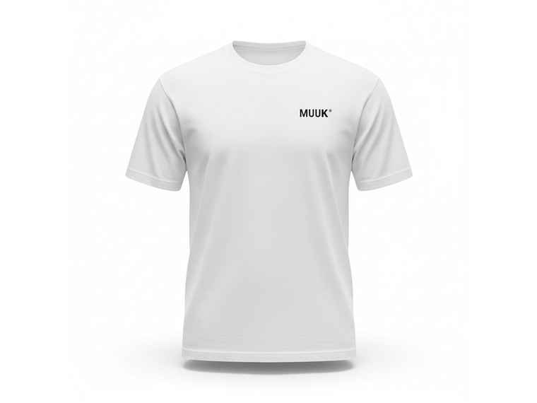 Polera Muuk 100% Algodón Blanca 1