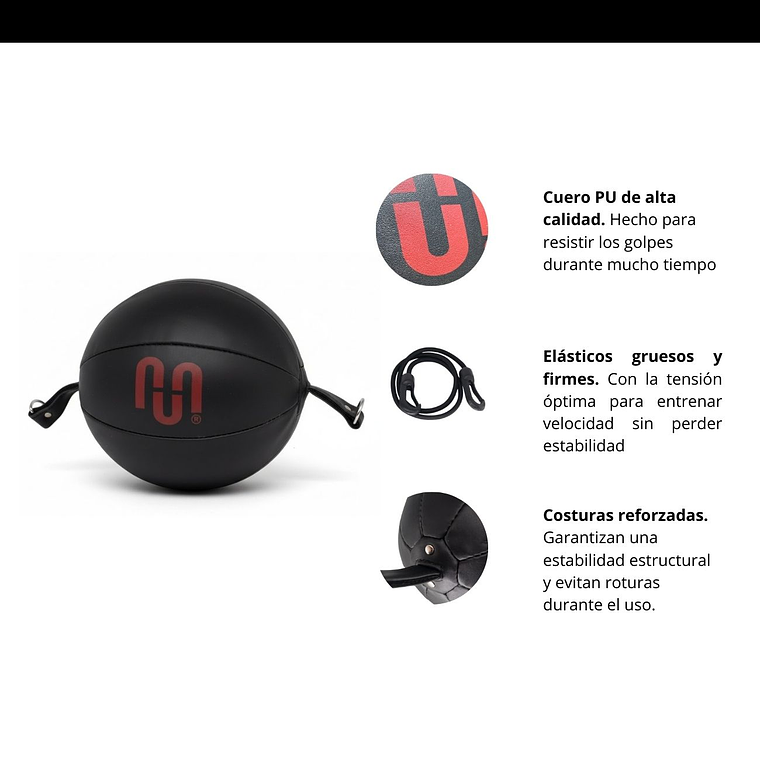 Pera Box Muuk Con Elástico Negro/Rojo 12