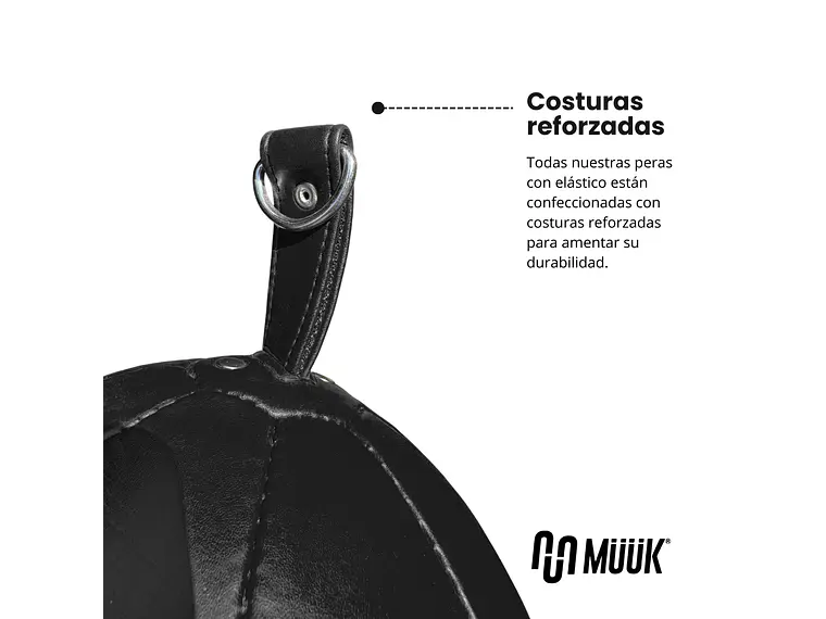 Pera Box Muuk Con Elástico Negro/Rojo 12