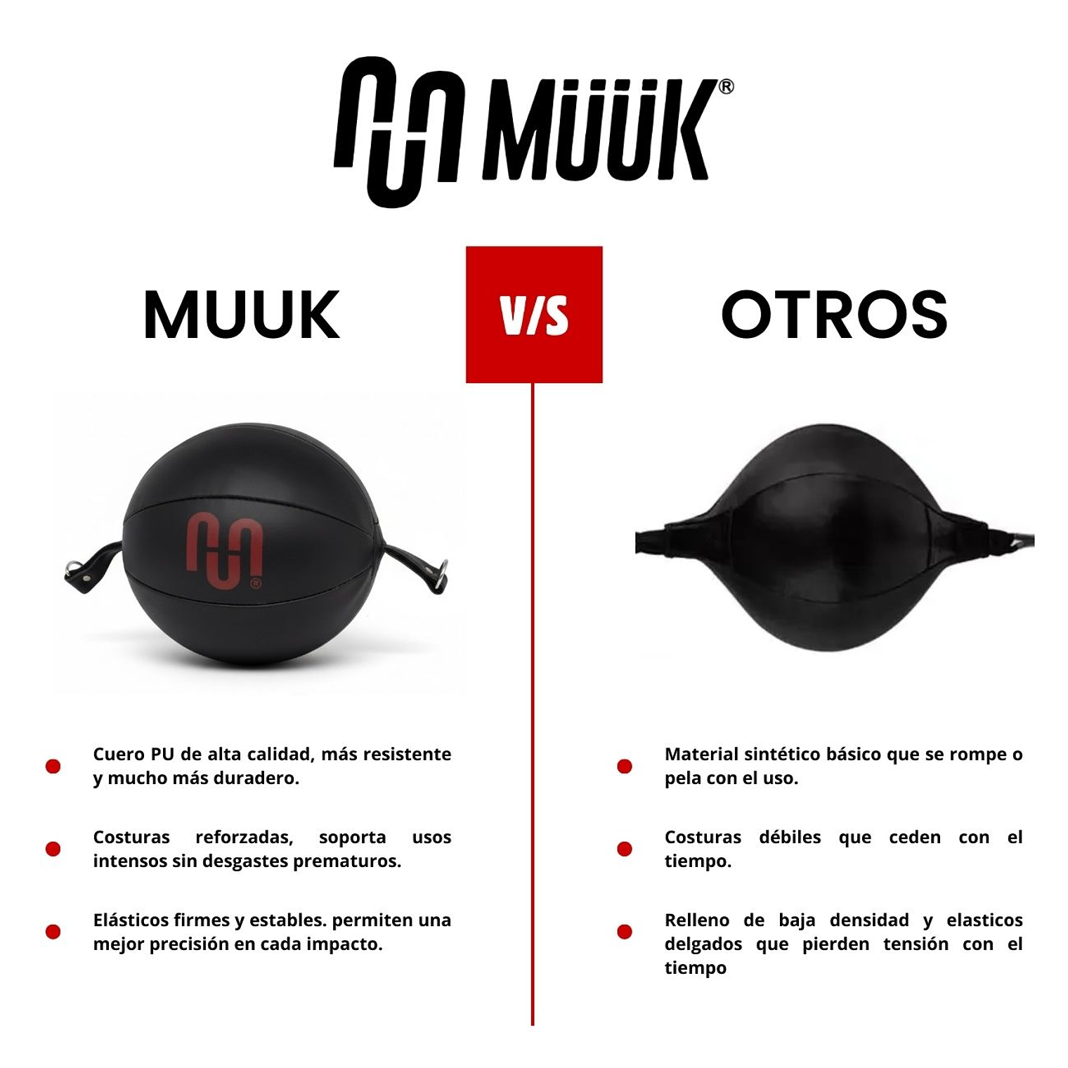 Pera Box Muuk Con Elástico Negro/Rojo 14