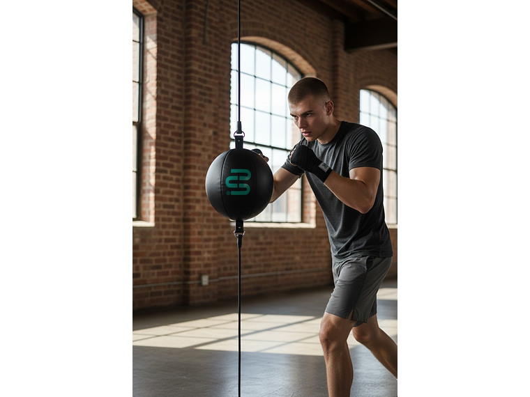 Pera Box Muuk Con Elástico Negro/Turquesa 4