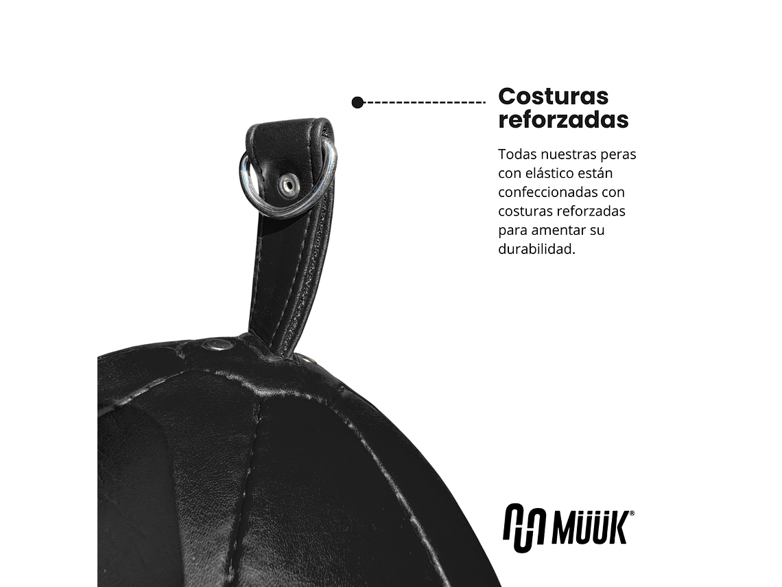 Pera Box Muuk Con Elástico Negro/Turquesa 15