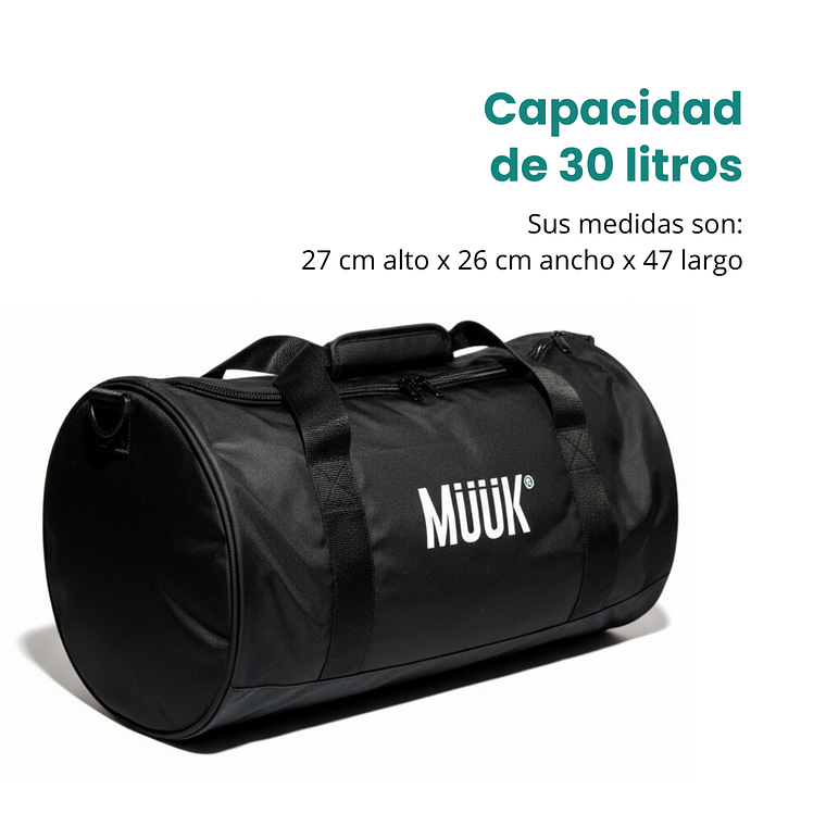 Bolso Deportivo Circular Muuk 30 lts 5