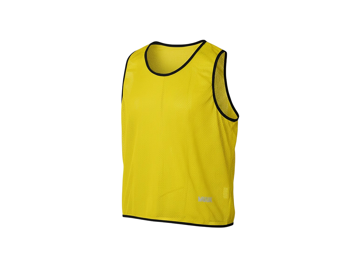 Pack 10 Unds Peto Deportivo Muuk XXV Amarillo Fluor 1