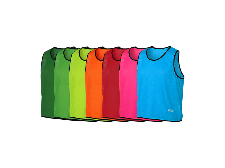 Pack 10 Unds Peto Deportivo Muuk XXV Amarillo Fluor 2