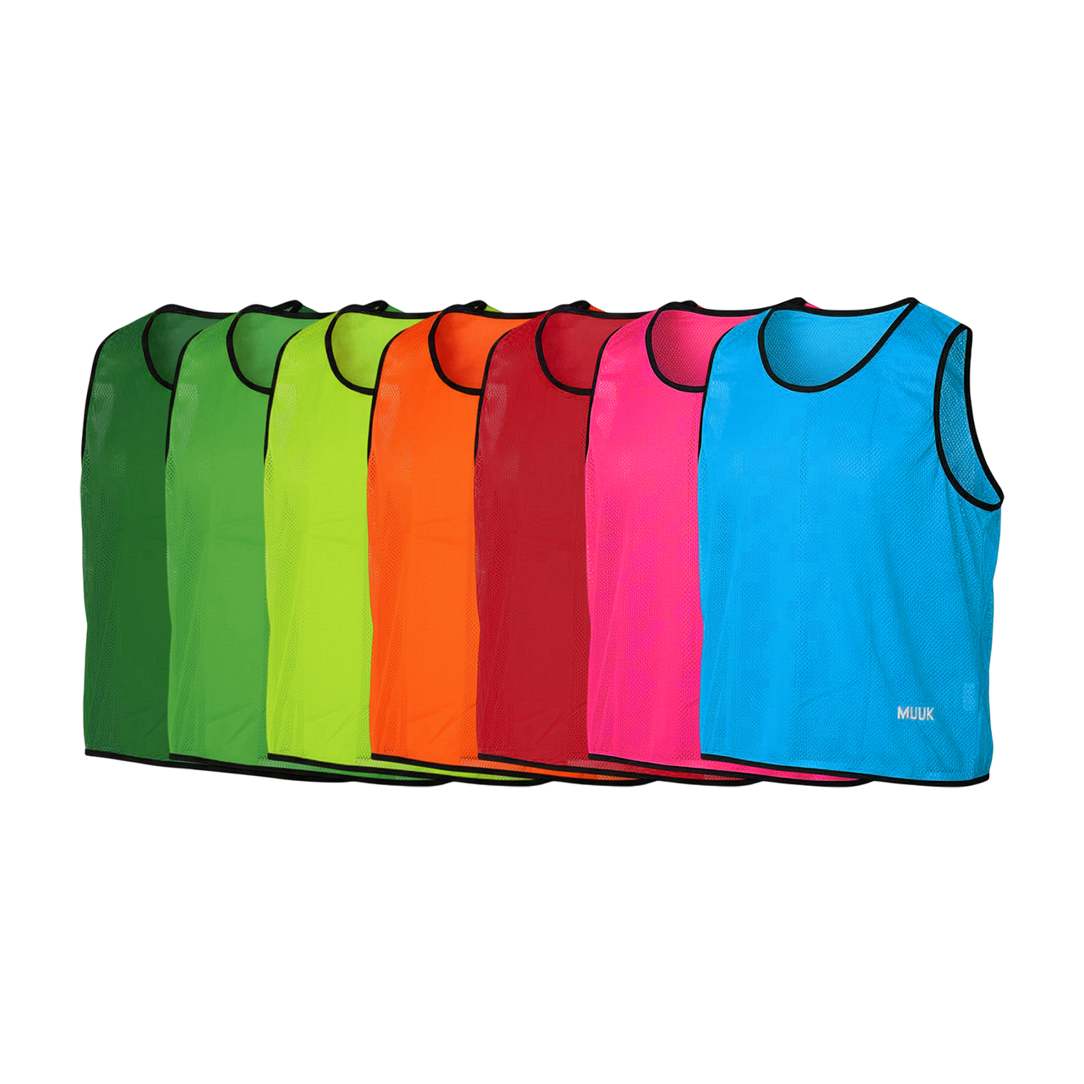 Pack 10 Unds Peto Deportivo Muuk XXV Amarillo Fluor 2