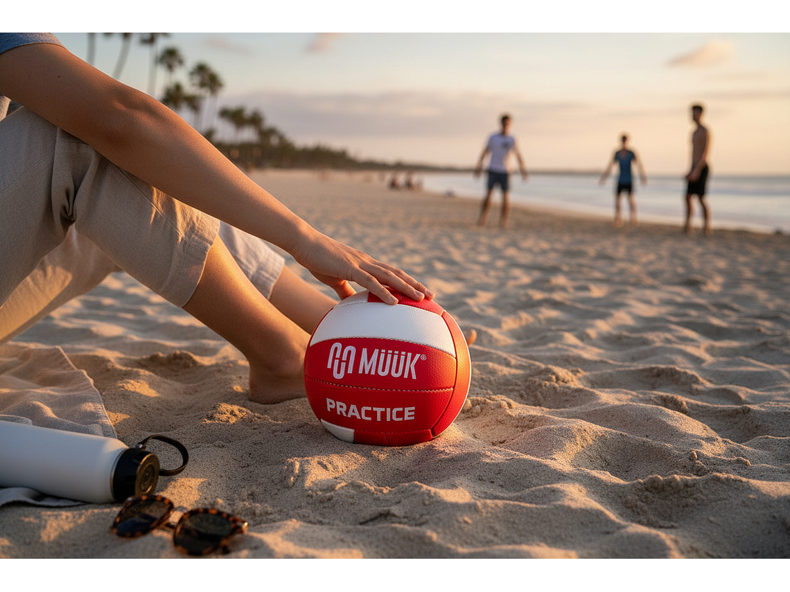 Balón de Voleibol Muuk Practice Rojo 7