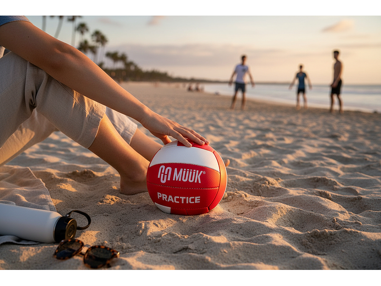 Balón de Voleibol Muuk Practice Rojo 7