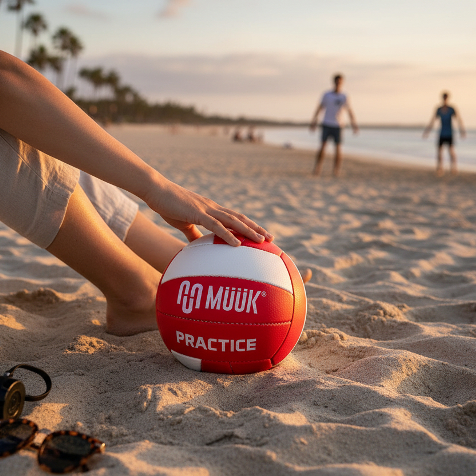 Balón de Voleibol Muuk Practice Rojo 7