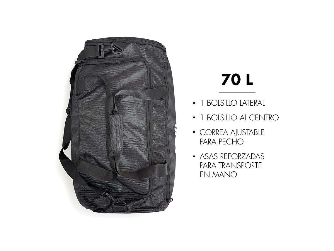 Bolso Deportivo Rectangular Muuk 70 Lts 2