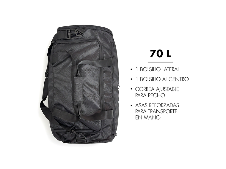 Bolso Deportivo Rectangular Muuk 70 Lts 2