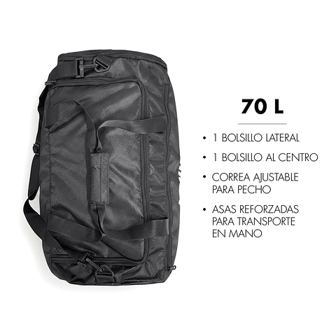 Bolso Deportivo Rectangular Muuk 70 Lts