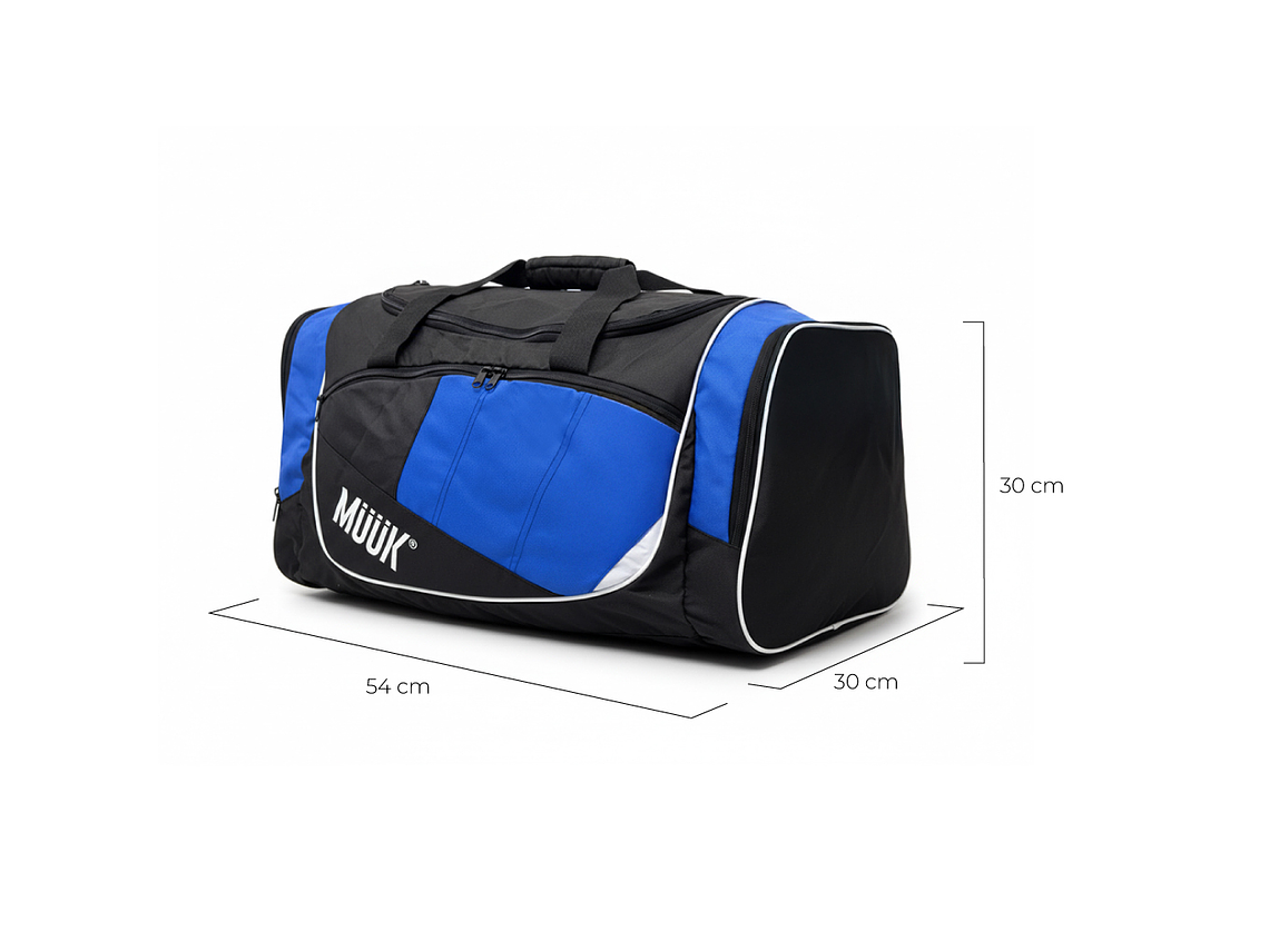 Bolso Deportivo Azul Muuk 50 lts 3
