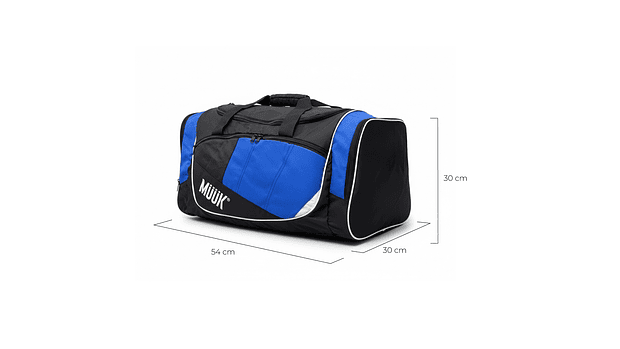 Bolso Deportivo Azul Muuk 50 lts 3